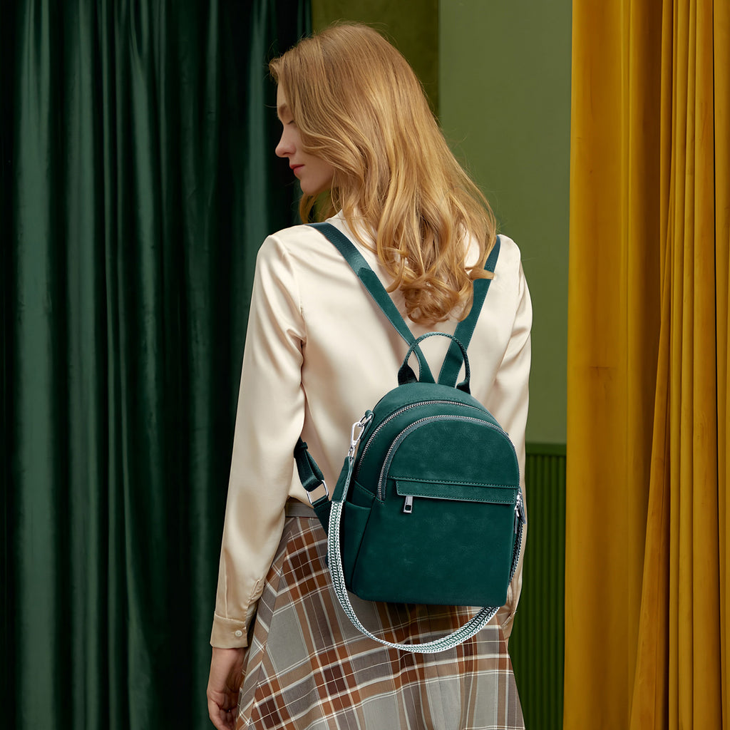 Lexiyat Mini Leather Backpack Purse – Convertible & Travel-Ready