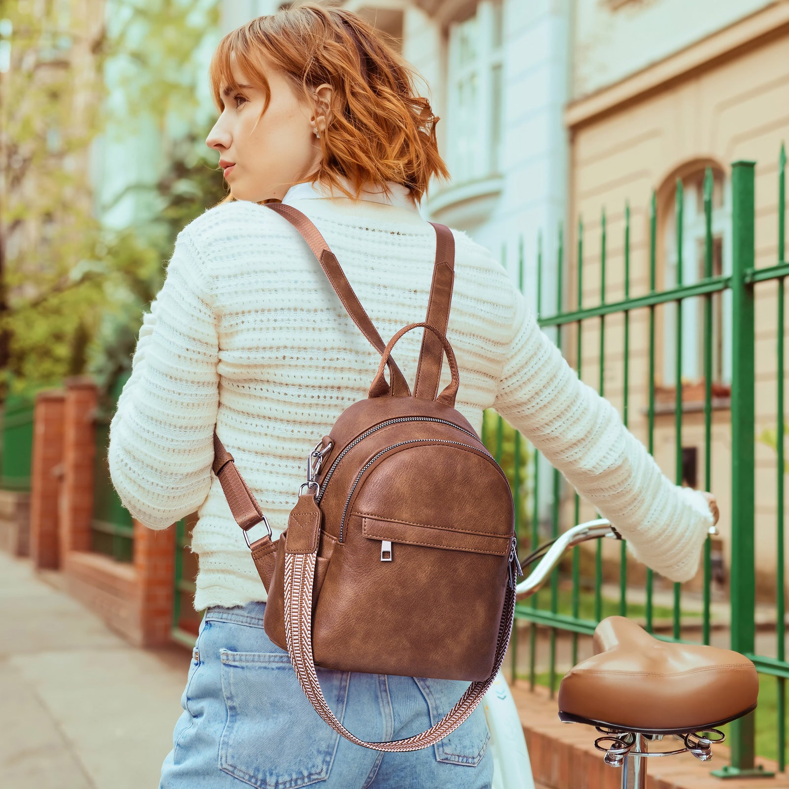 Lexiyat Mini Leather Backpack Purse – Convertible & Travel-Ready