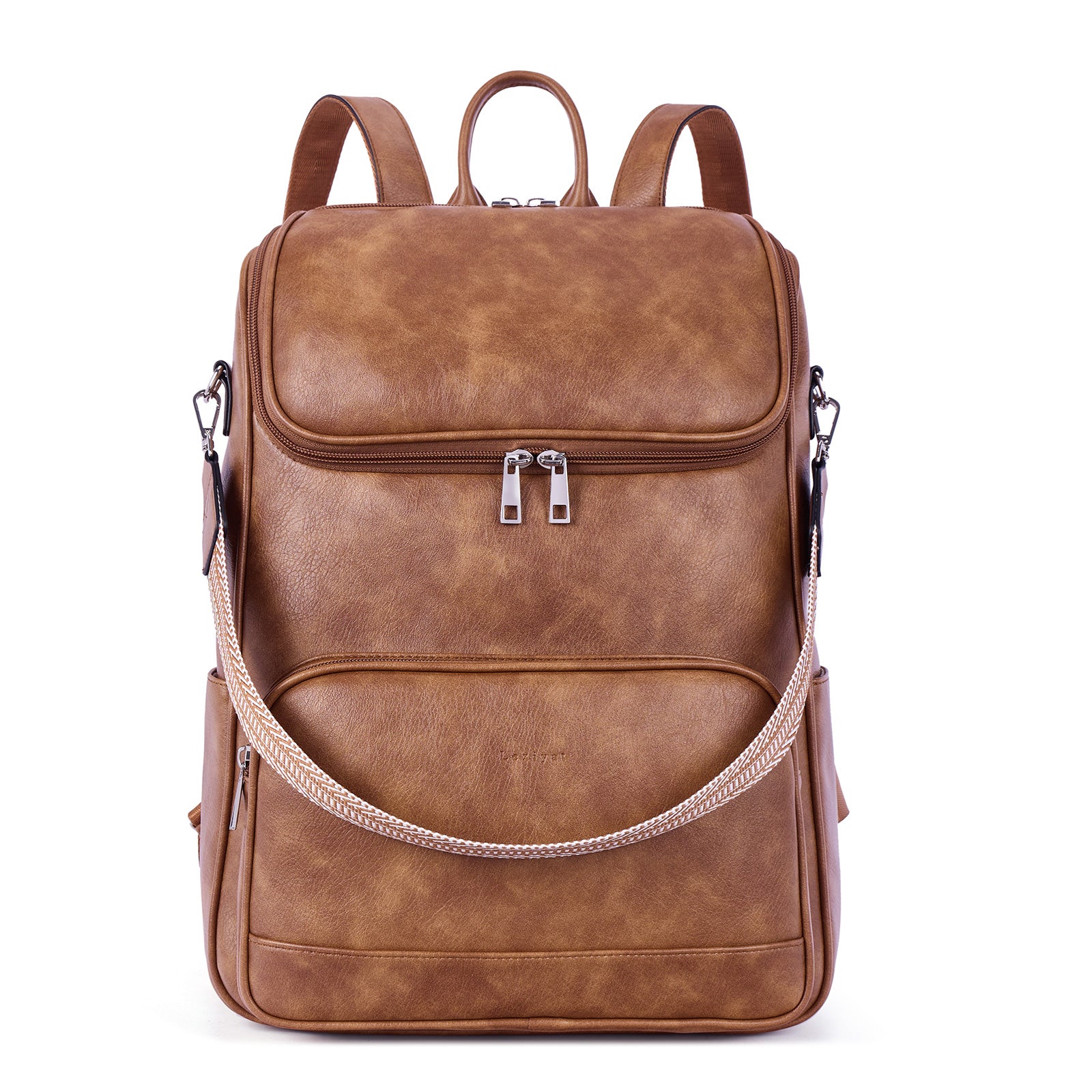 Brown crossbody bag details | color:Brown