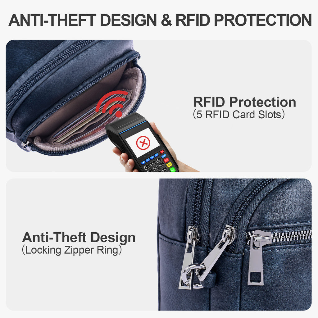 Blue crossbody bag details | color:blue