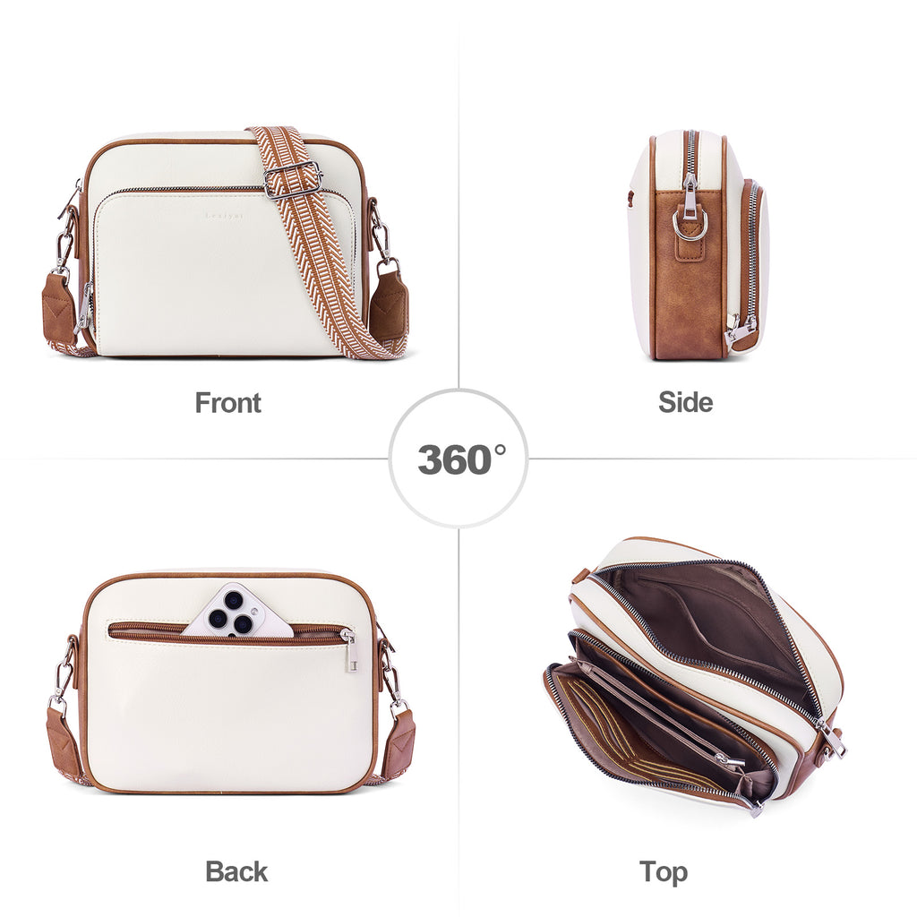 Beige crossbody bag details | color:Beige
