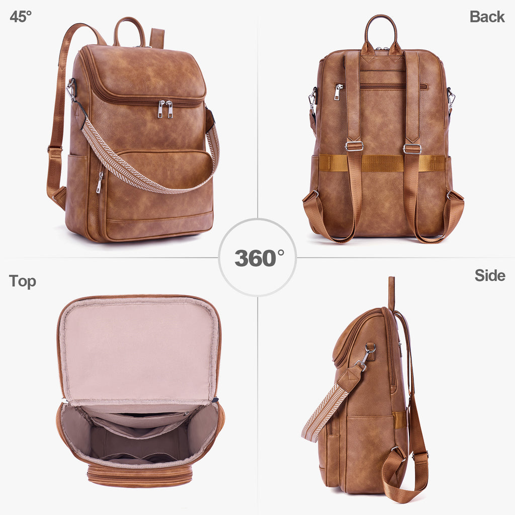 Brown crossbody bag details | color:Brown