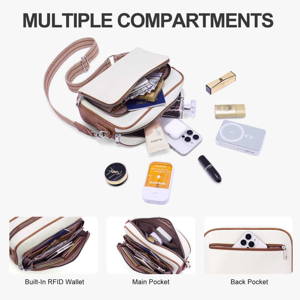 Beige crossbody bag details | color:Beige