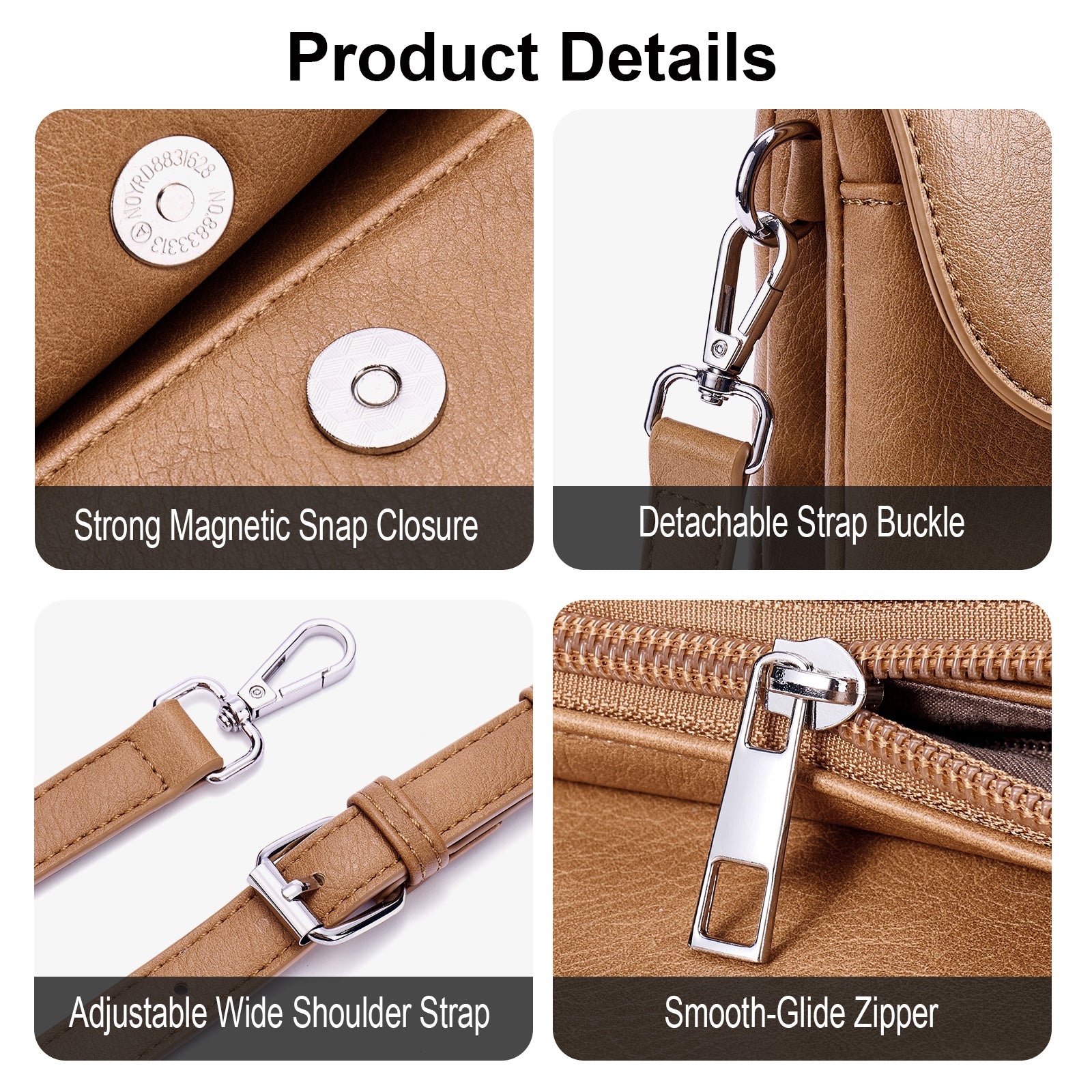 Bronze crossbody bag details | color:Bronze