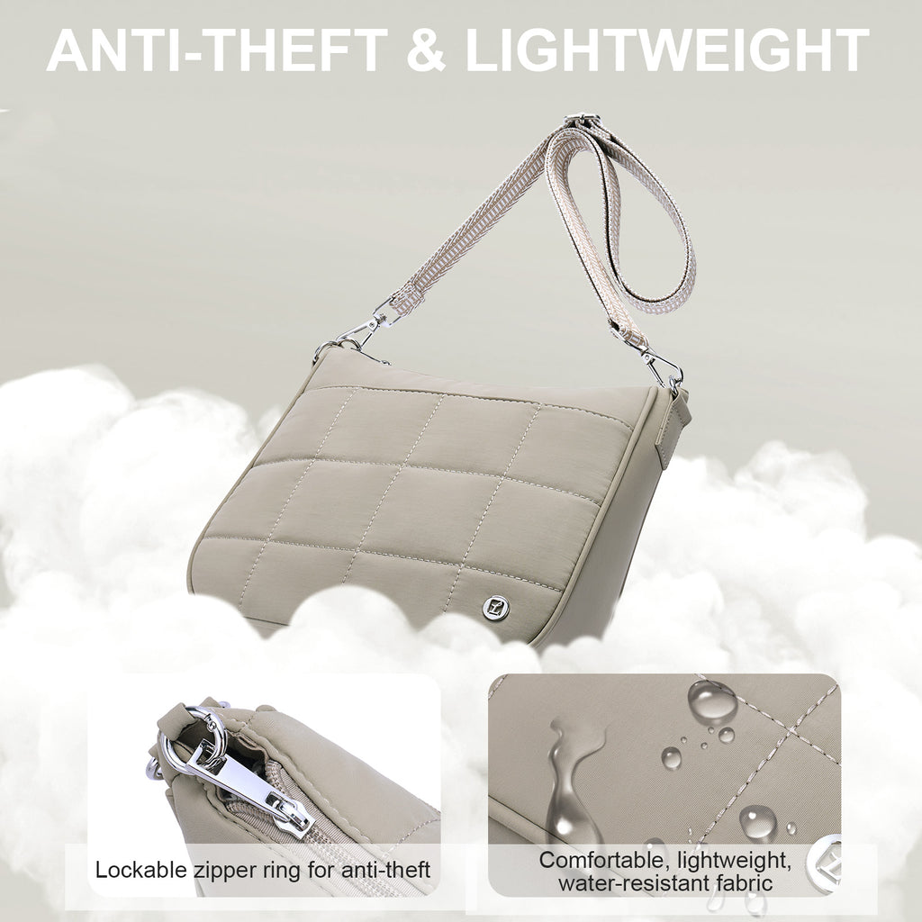 Grey crossbody bag details | color:Grey