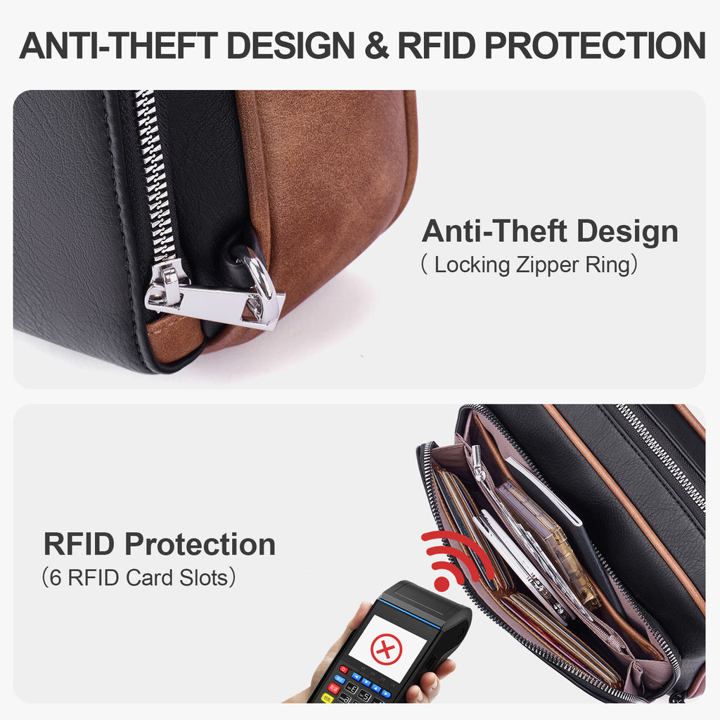 Black crossbody bag details | color:Black