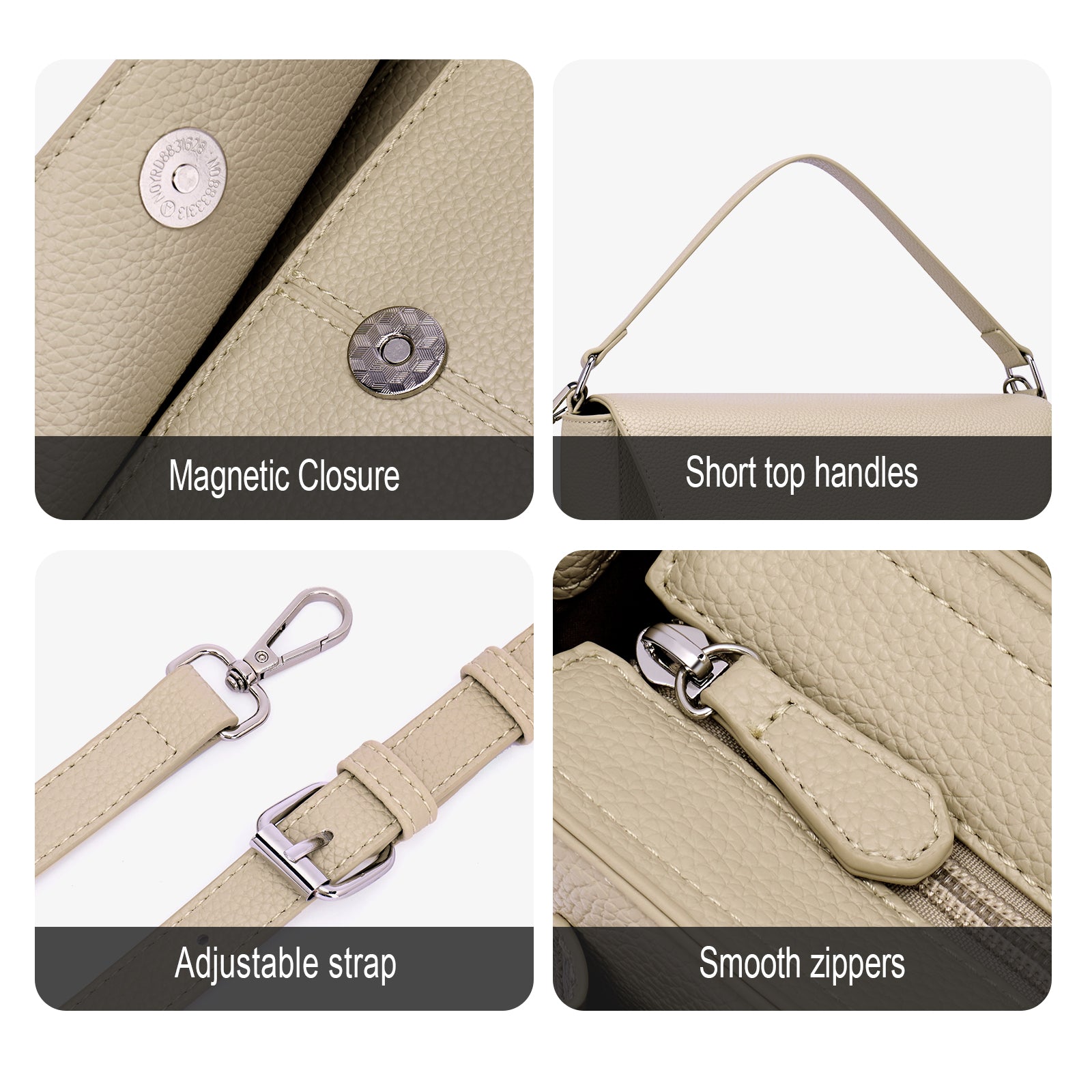 Khaki crossbody bag details | color:Khaki