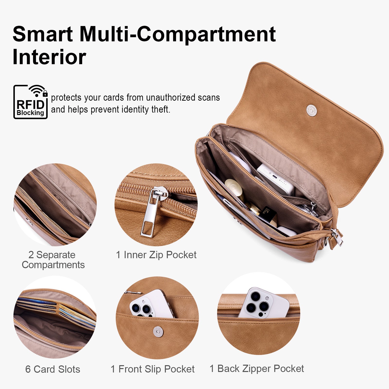Bronze crossbody bag details | color:Bronze
