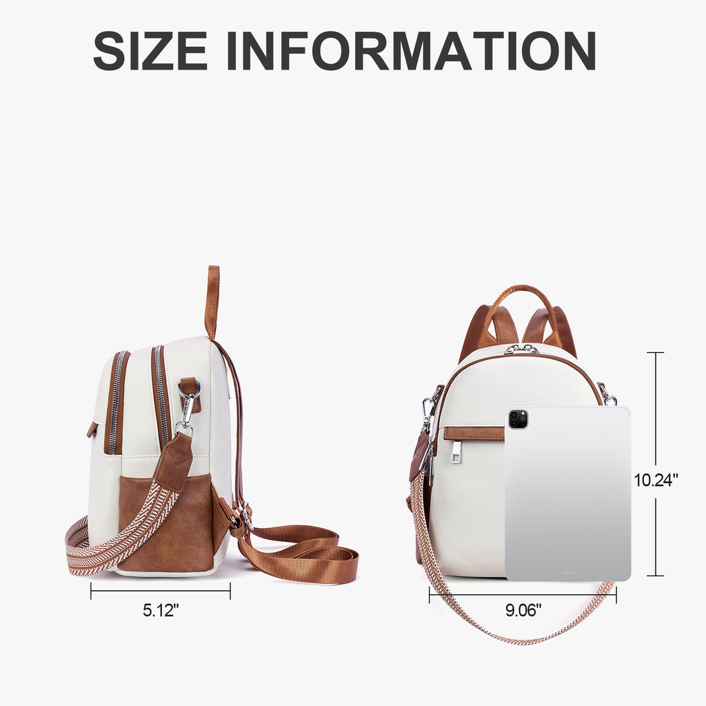 Lexiyat Mini Leather Backpack Purse – Convertible & Travel-Ready