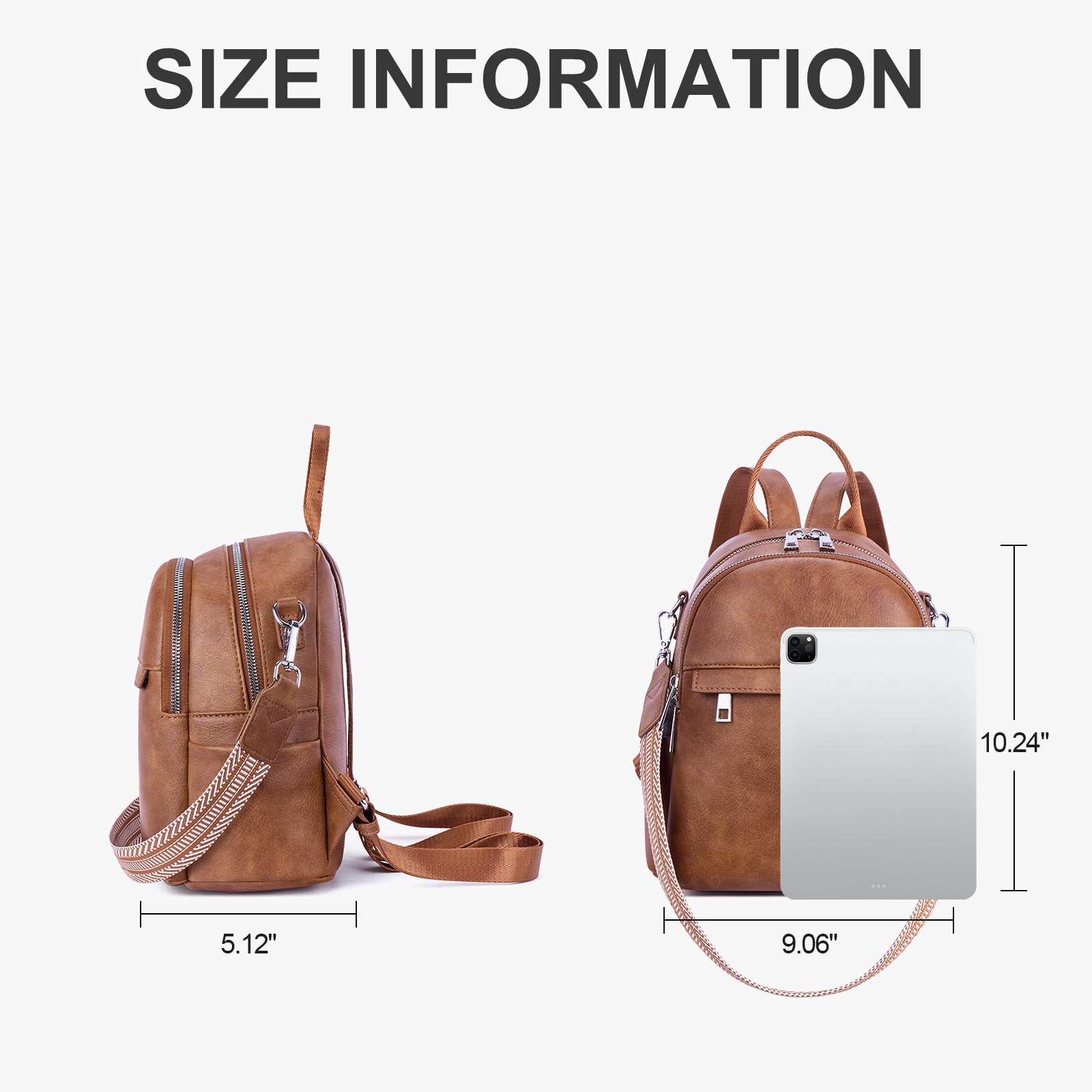 Lexiyat Mini Leather Backpack Purse – Convertible & Travel-Ready