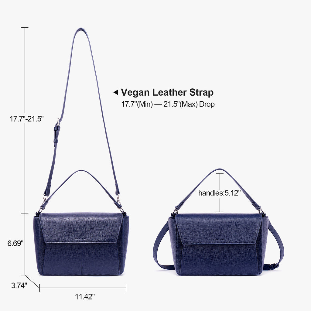 Blue crossbody bag details | color:Blue