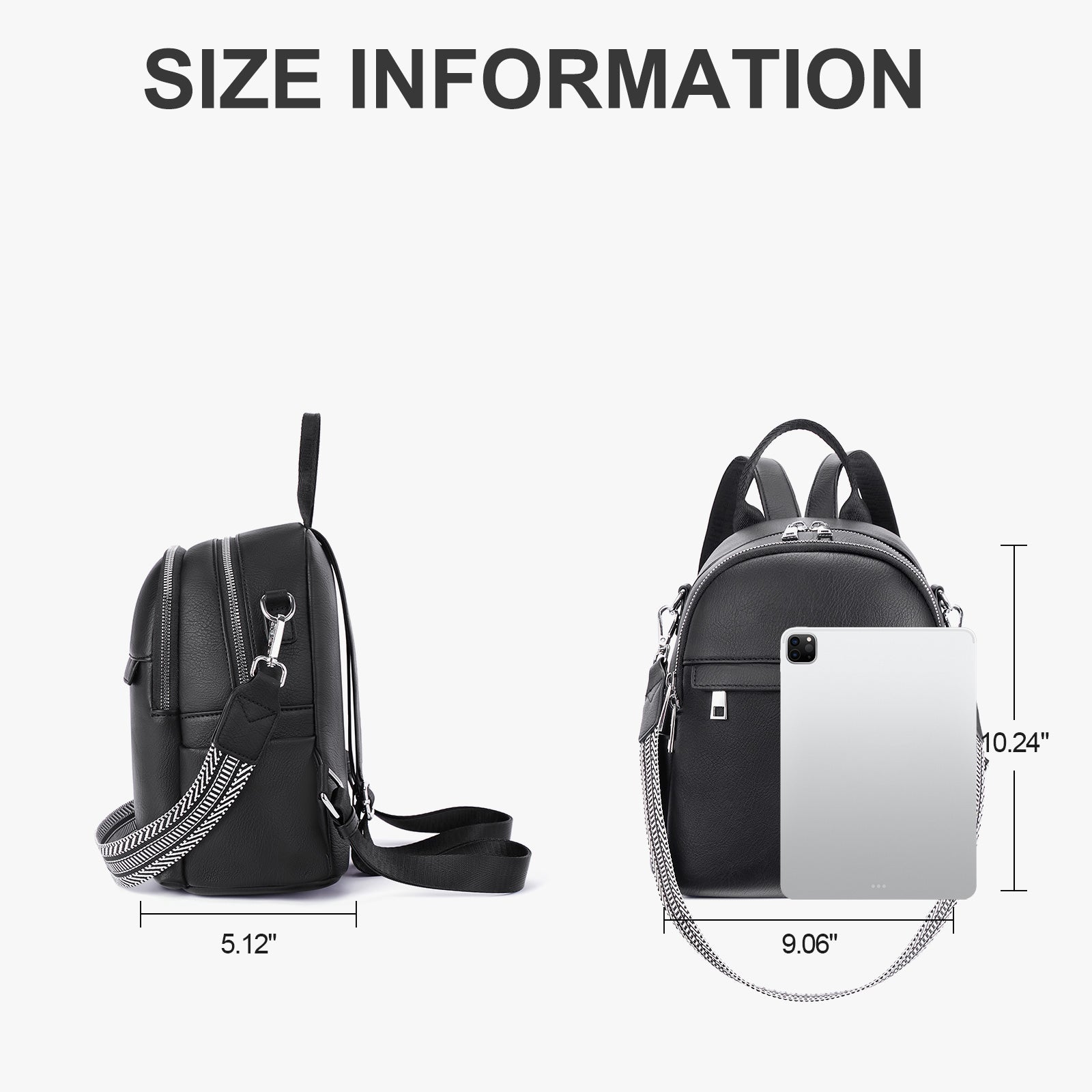 Lexiyat Mini Leather Backpack Purse – Convertible & Travel-Ready