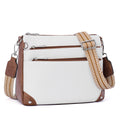 Beige crossbody bag front view | color:Beige