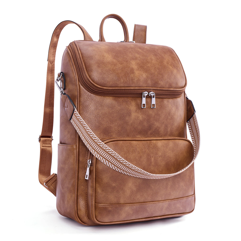 Brown crossbody bag front view | color:Brown