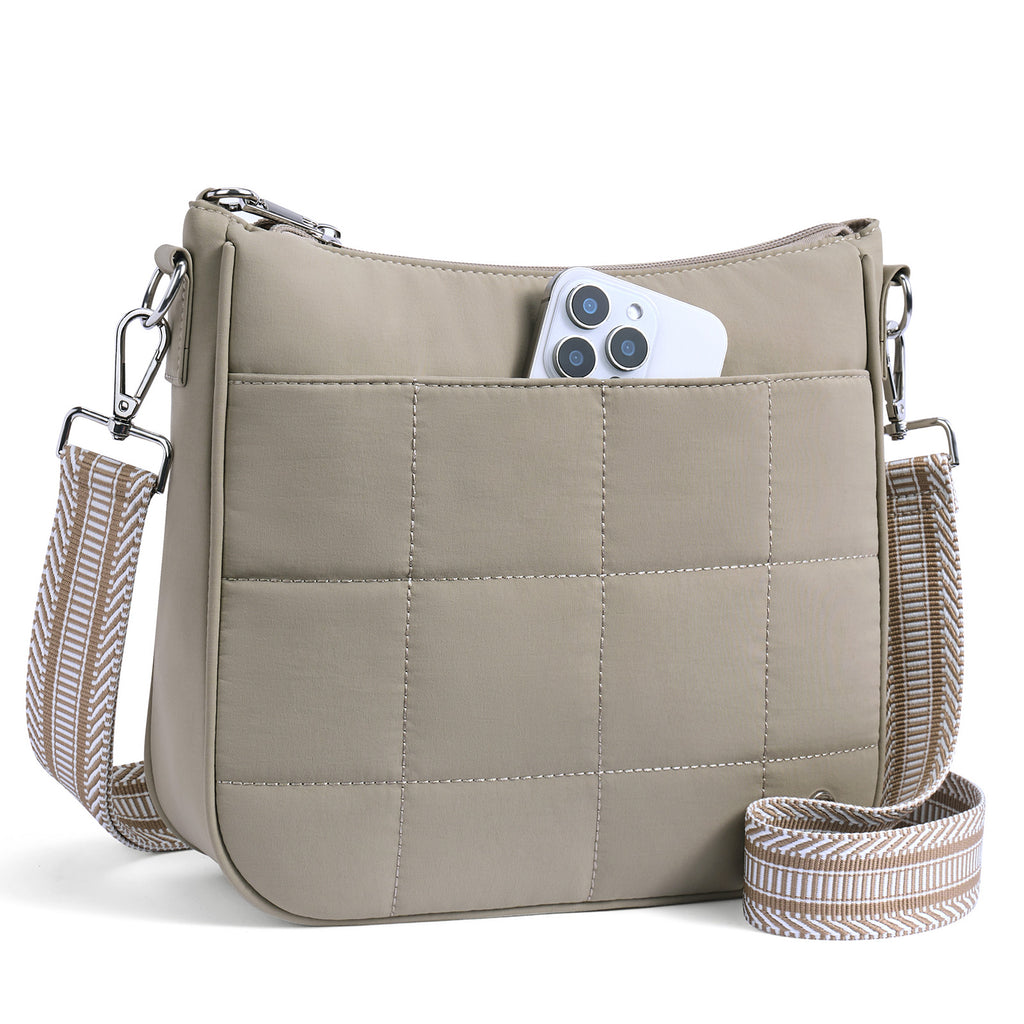 Grey crossbody bag details | color:Grey