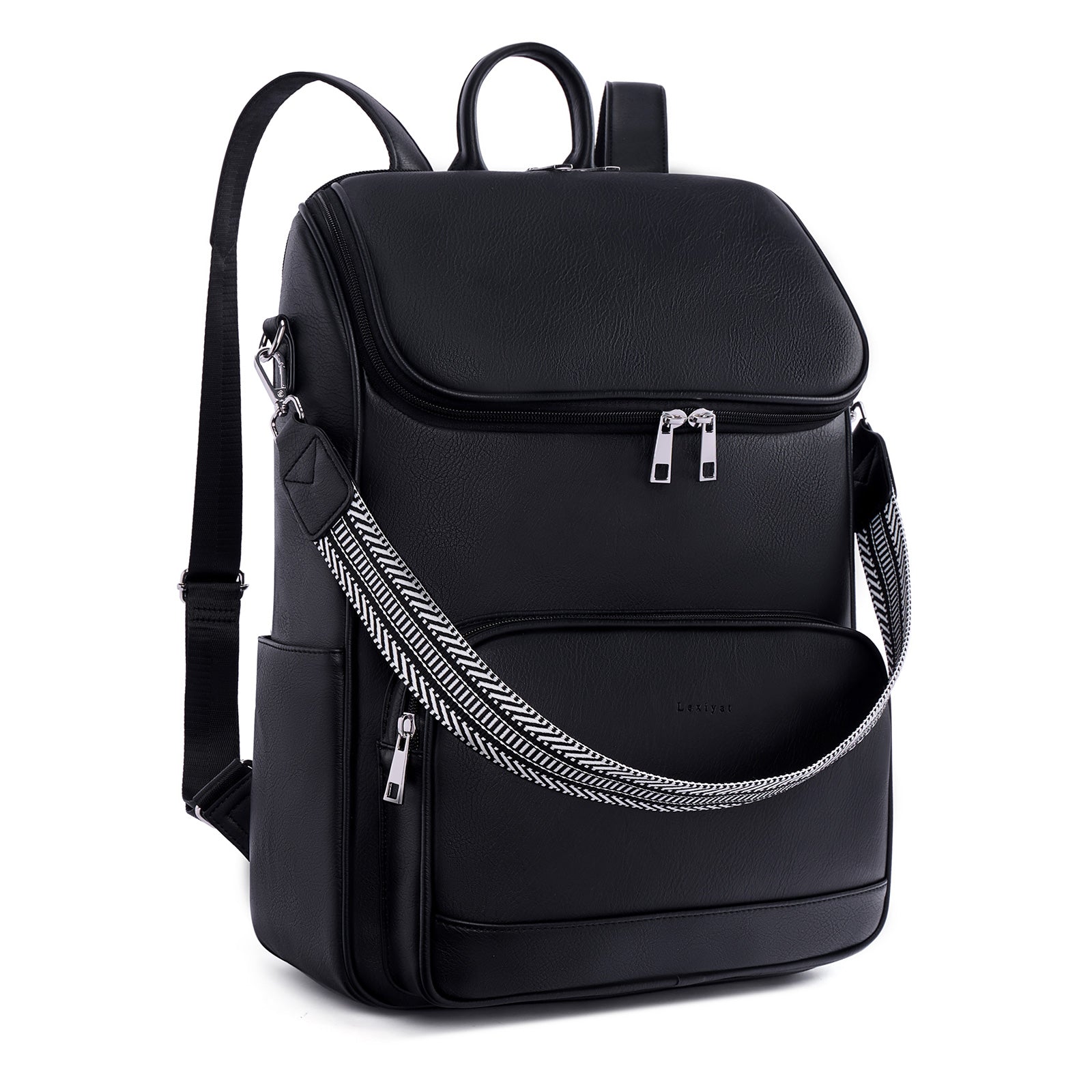 Black wcrossbody bag front view | color:Black 